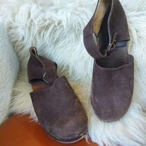 Vintage J. Crew Wooden Clogs